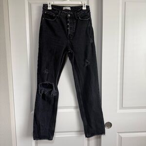 Abercrombie & Fitch Jeans Black High-Rise Denim Ripped